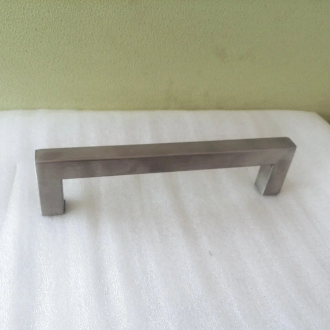 Hollow Stainless Steel 304 Cabinet Handles Set Polished & Satin 12*12*140 Satin Finished