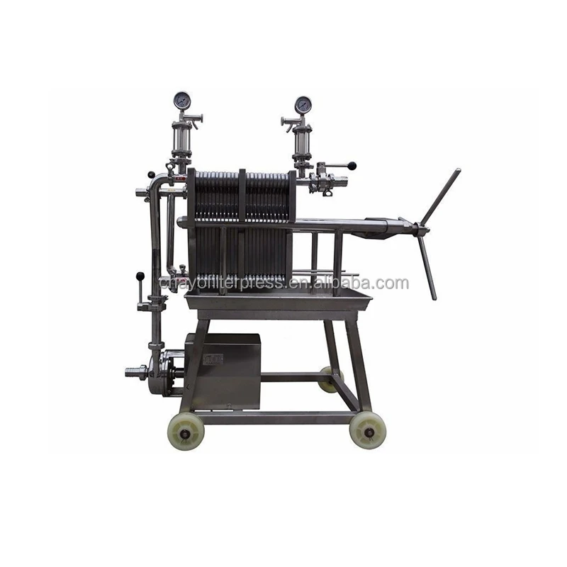 Hot Sale Stainless Steel Plate and Frame Filter Press for Kieselguhr Filter Beer