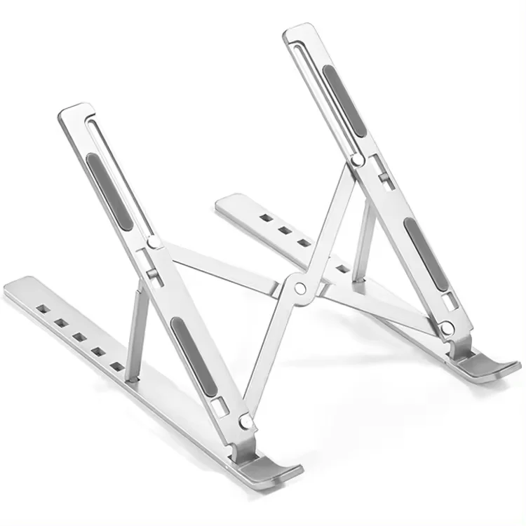 Great Roc 224g OEM Laptop Stand 6 Levels Adjustable Notebook Holder Aluminium Desktop Stand for 15.6inch Laptop