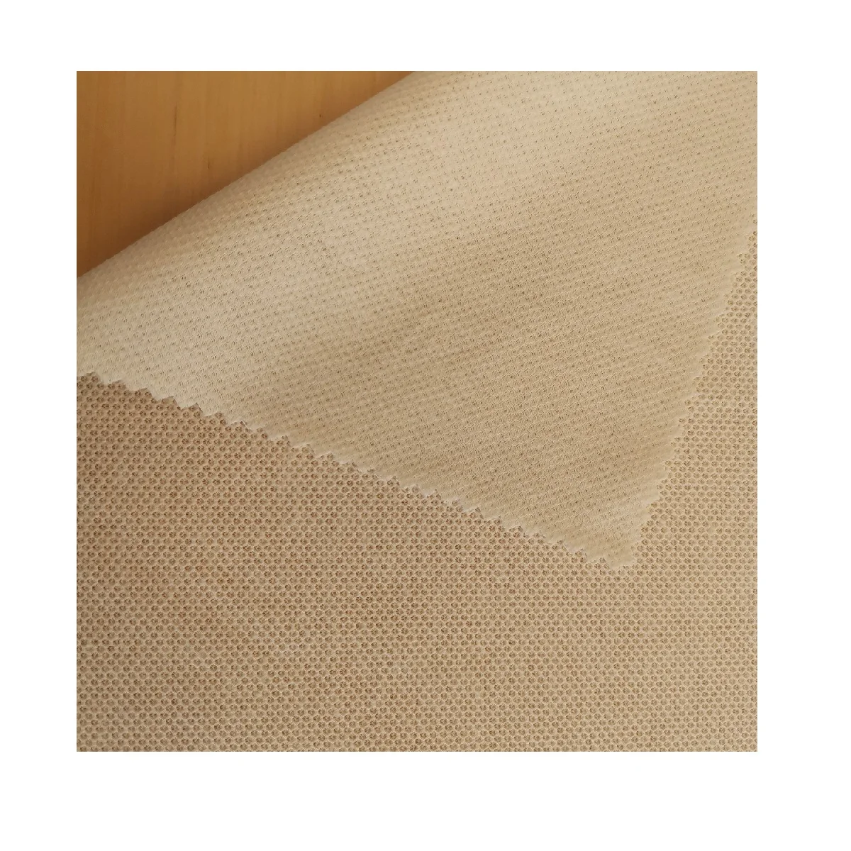 Organic Sustainable 50% Hemp50%cotton Eco-friendly Breathable for white bead mesh fabric
