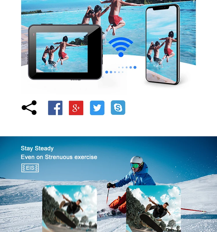 4k 60fps action camera action camera 4k wifi sport camera 4 k 60 fps