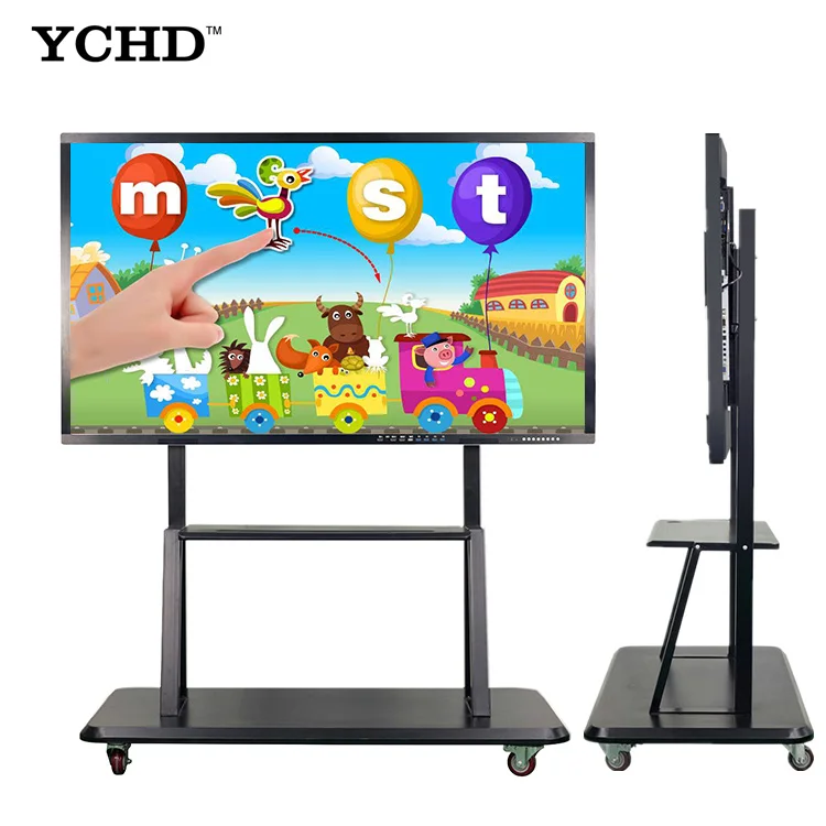 interactive panel 65 inch electronic digital interactive boards 4k smart board for teaching
