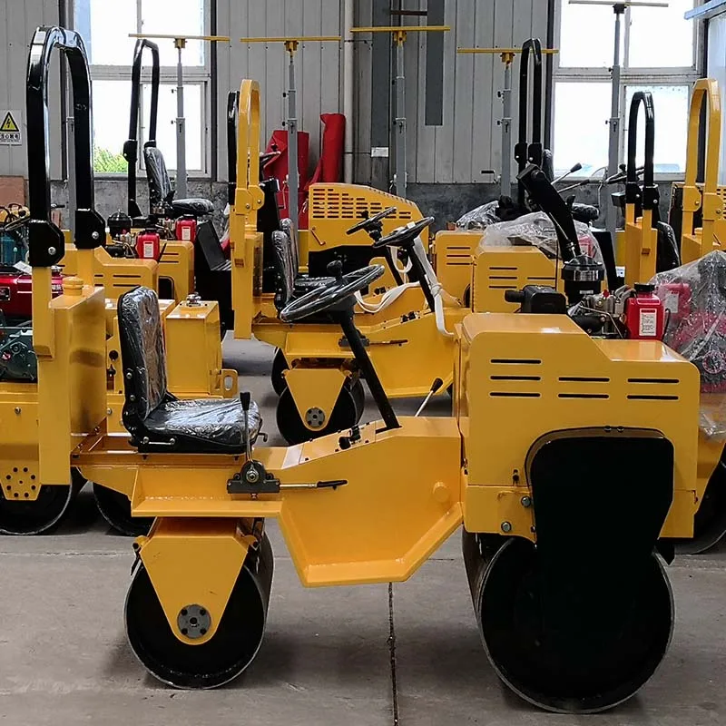 Hydraulic diesel engine 0.8 ton1 ton 2 ton 3 ton compactor road roller construction machinery vibratory asphalt roller price