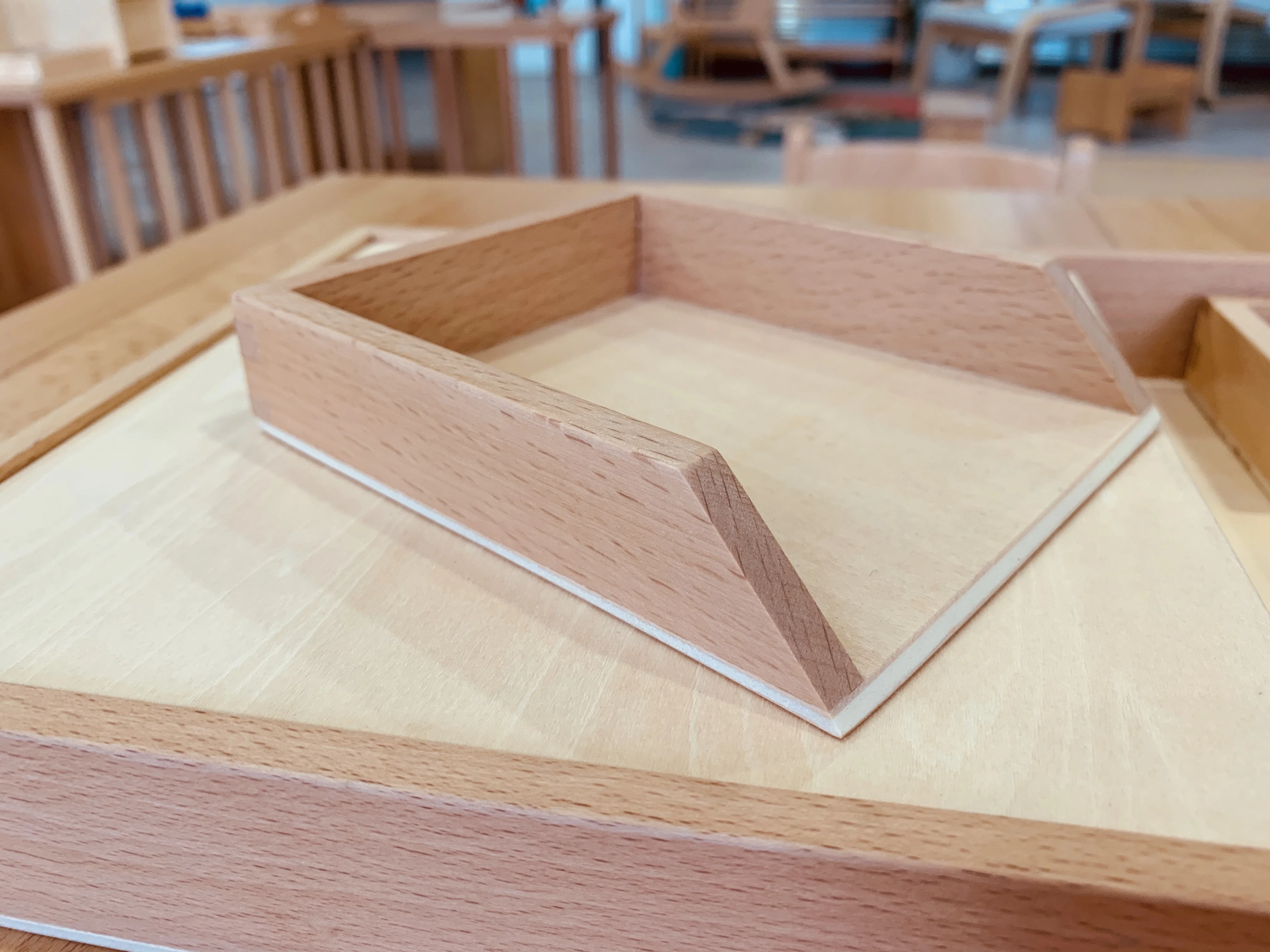 Premium learning games toys for montessori kids  beechwooden glue and paste box suit for 3-6 years old children