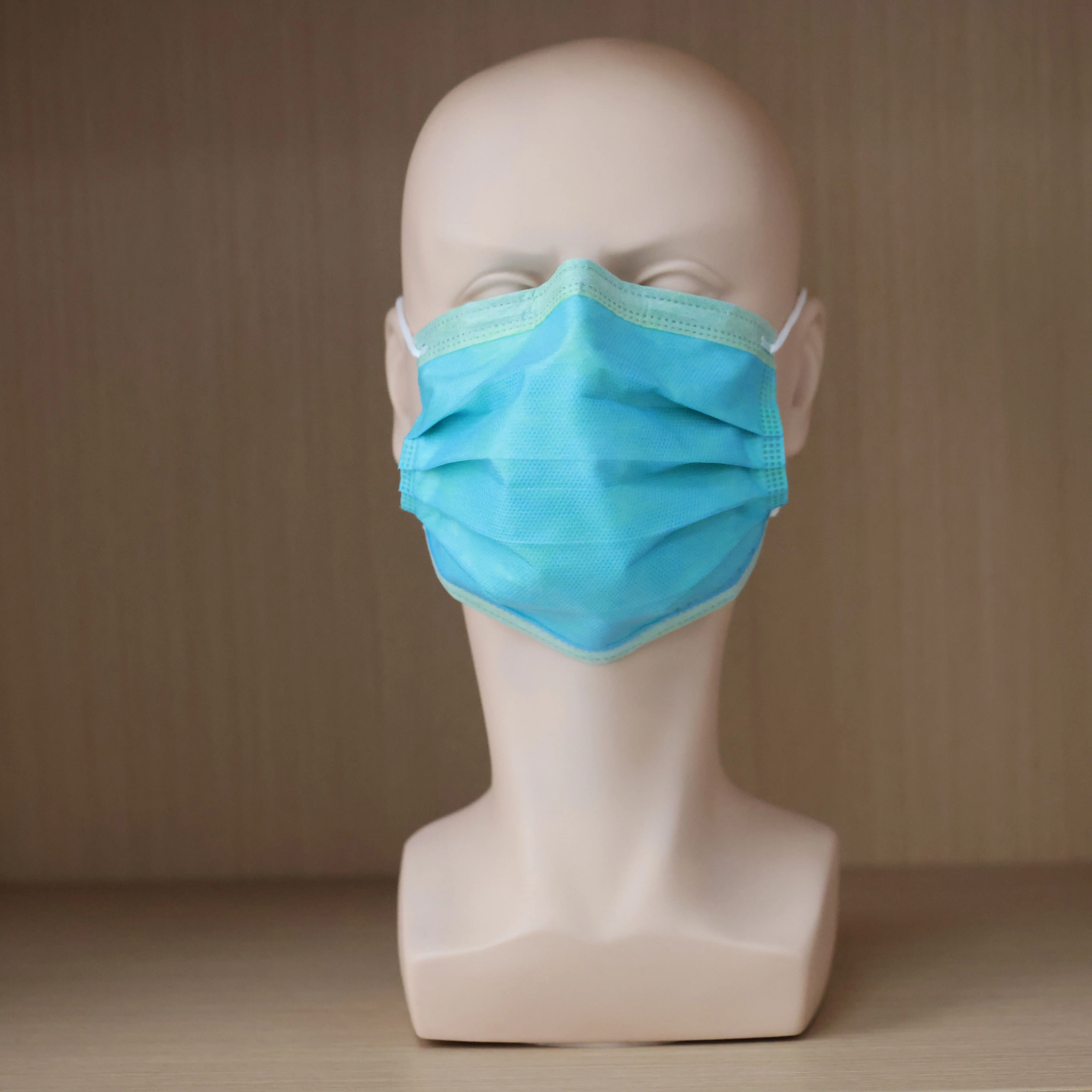 Профессиональный производитель с сертификатами CE 3-слойная Ушная маска для лица медицинская хирургическая