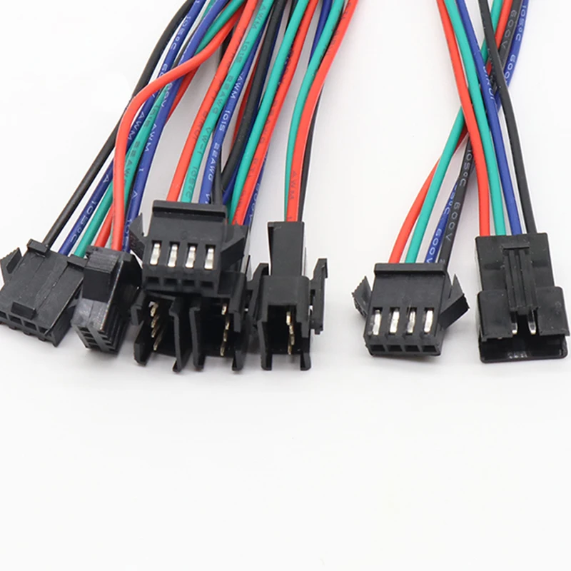 Jst 2pin 3pin 4pin 5pin SM Male & female jst Connector  Wire cable