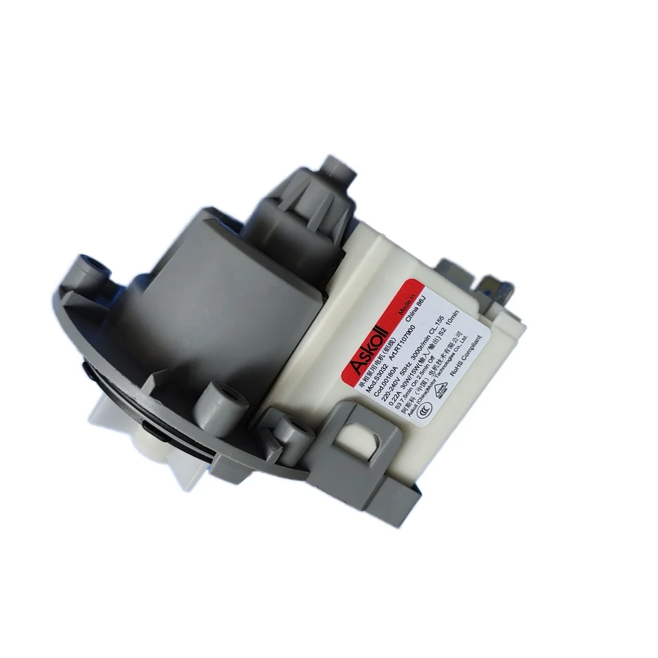 Washing Machine Drain Pumps Askoll DC31-00180A 220-240V 50HZ 30W/15W S3032 Motor for Washing Machine for Samsung DC31-30008D