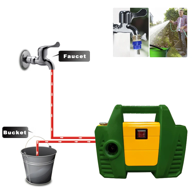 2500w  220v Automatic Car Washing Machine Self Service Jet  pump  machine car wash