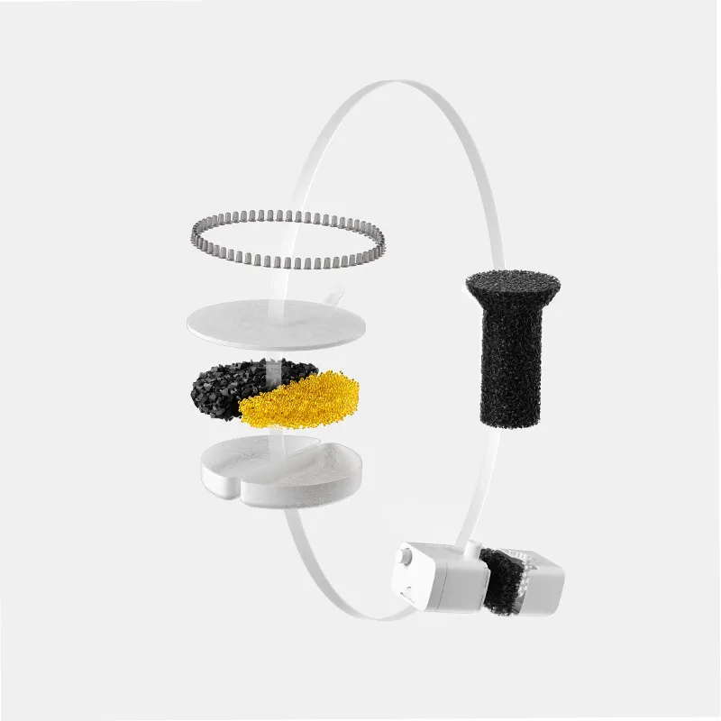 5 Filtration system Activated Carbon Filter Resin Carbon Cat Drinking Fountain Replacement Filter Pet Water Fountain Filter