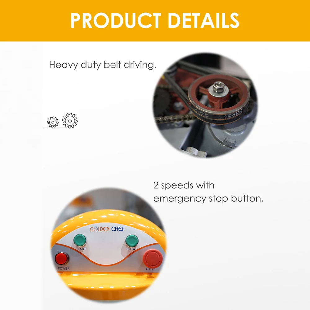 20L 8KG Professional Dough Egg Blender With Safety Switch High Efficient Motor Cake Pastry Mixer Stand Food Mixer Spiral Mixer