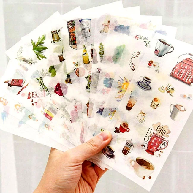 Creative DIY Decoration Cute Funny Cartoon Animal Decal Kawaii Sticker  for Kids