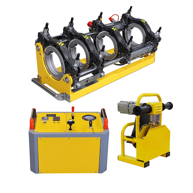 Сварочный аппарат из полиэтилена hdpe для сварки пластиком 40-160 мм газовая труба