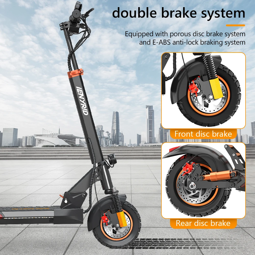 Fast electric scooter 800w kick scooter iENYRID M4 PRO S+ MAX 48v 10inch 45km/h portable off-road Commuting adult e scooters