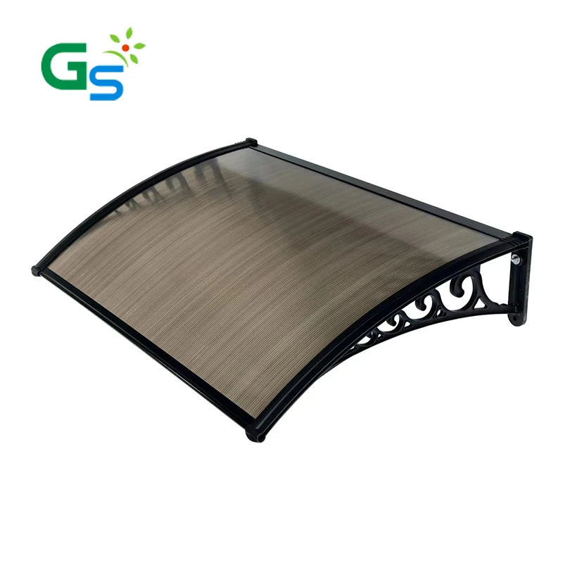 Easy Install Diy Polycarbonate Awning Shade Canopy Plastic Window Awning For Outdoor Sunshade