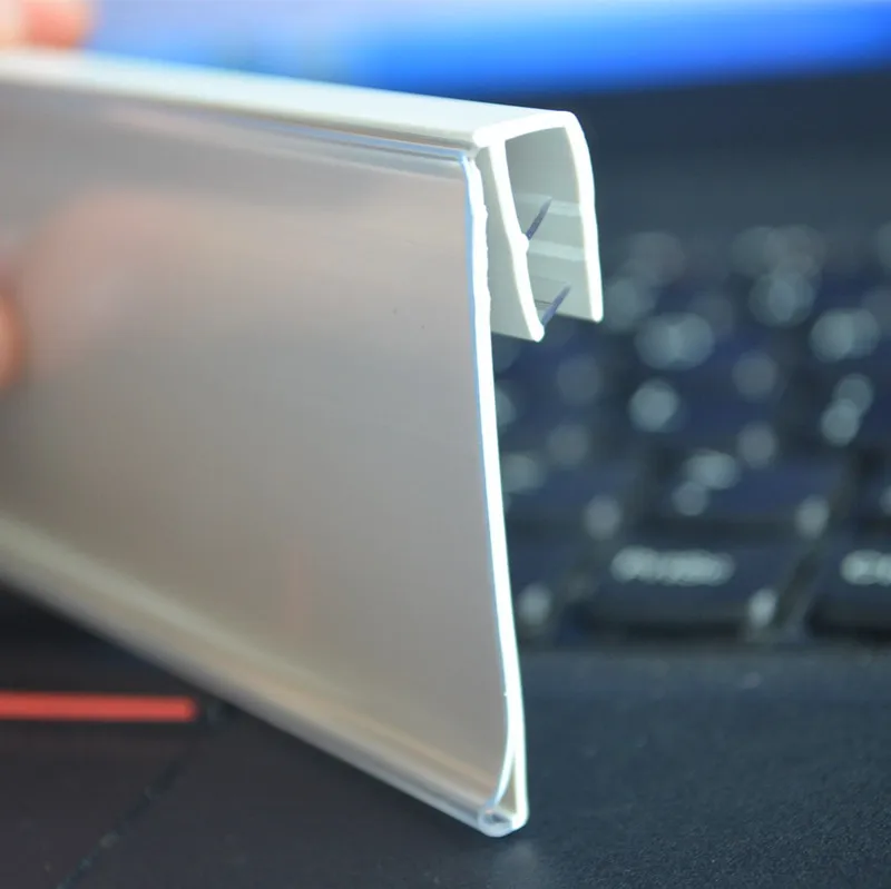 Полка для супермаркета, пластиковая лента, гибкий держатель этикеток, ценник