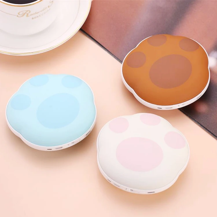Cute Design 5000mAh Rechargeable PowerBank Heater Portable Mini Hand Warmer With Power Bank