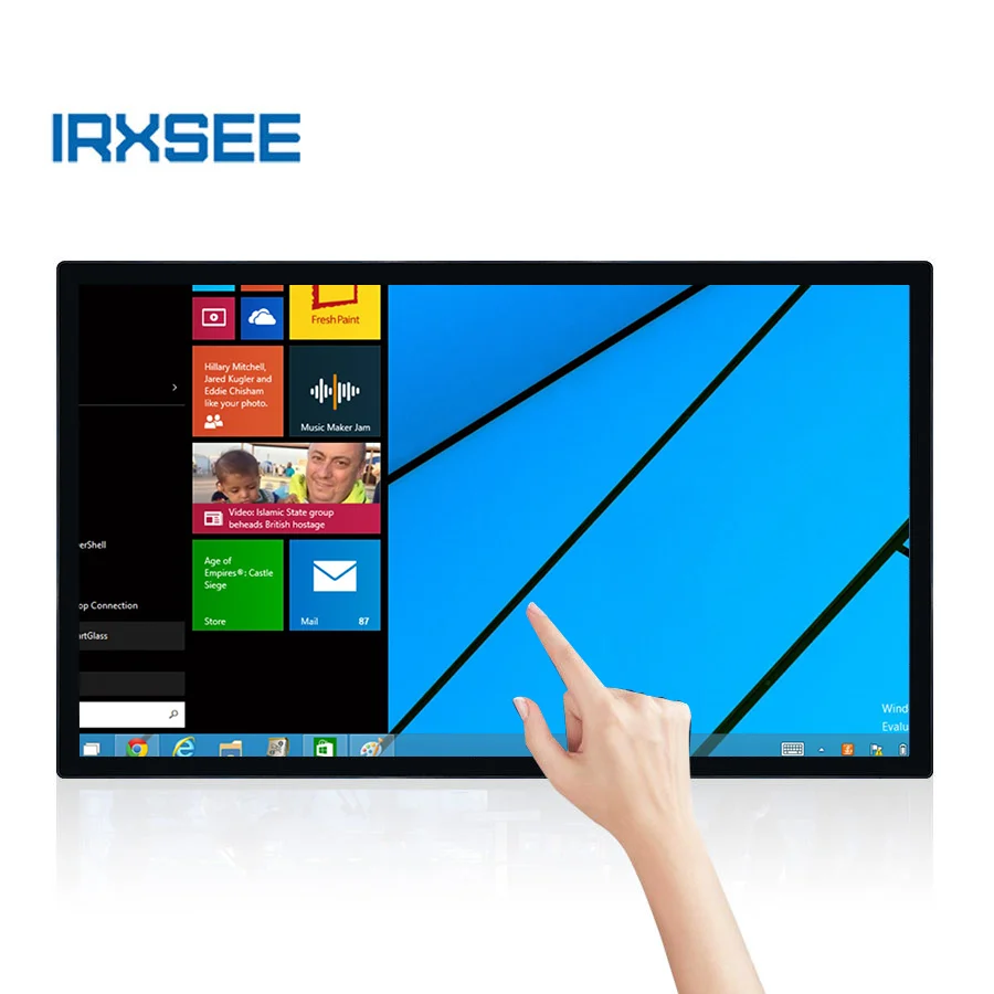 Capacitive 32 43 49 55 65 Inch Usb Touch Screen Interactive Smart boards FHD 4K Interactive Board For School Office Teaching