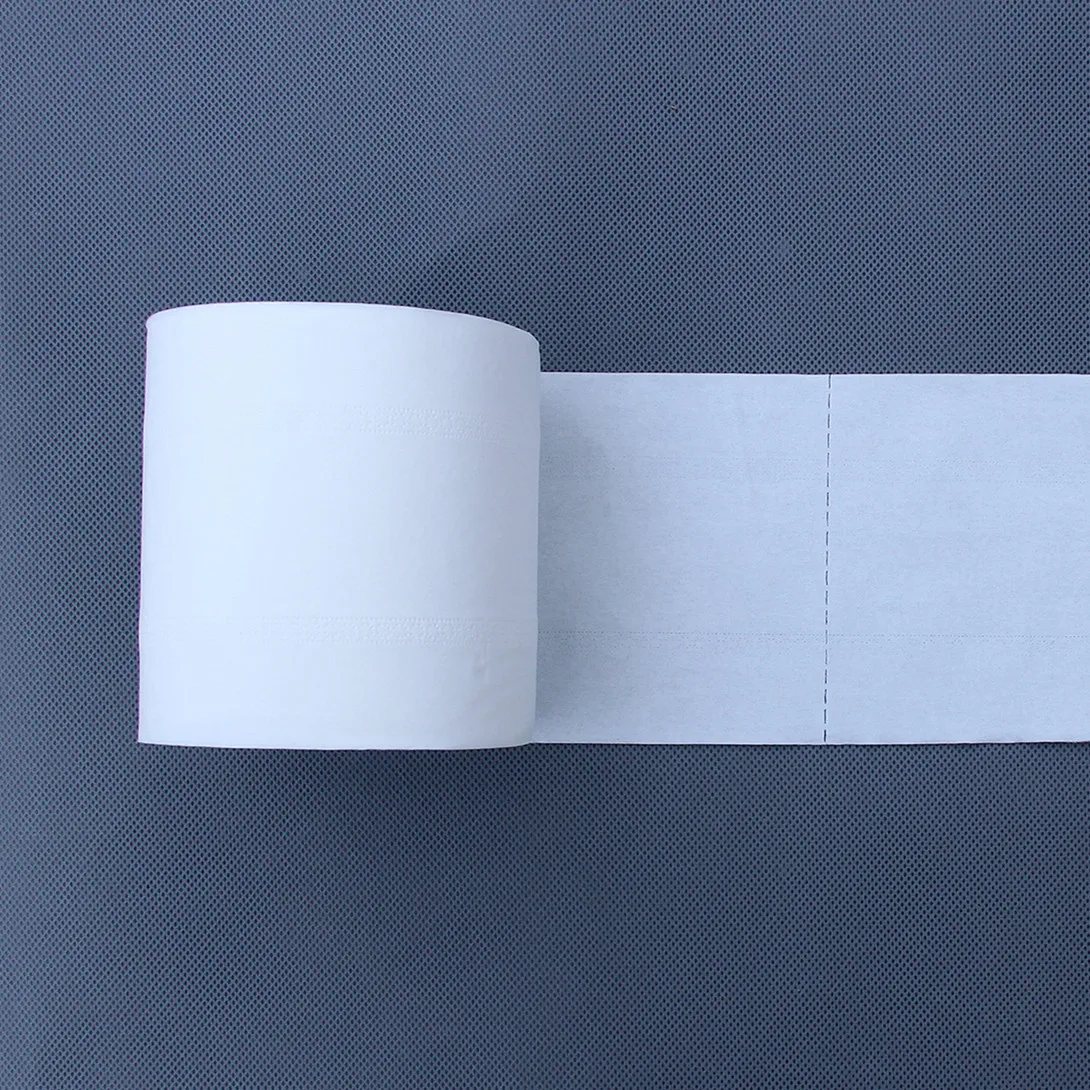Custom Logo Bleached Biodegradable raw material for making toilet paper toilet paper tissue towel