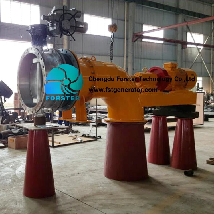 Гидро Вода мощность трубчатого типа гидро воды турбогенераторов на невысокой речной плотины