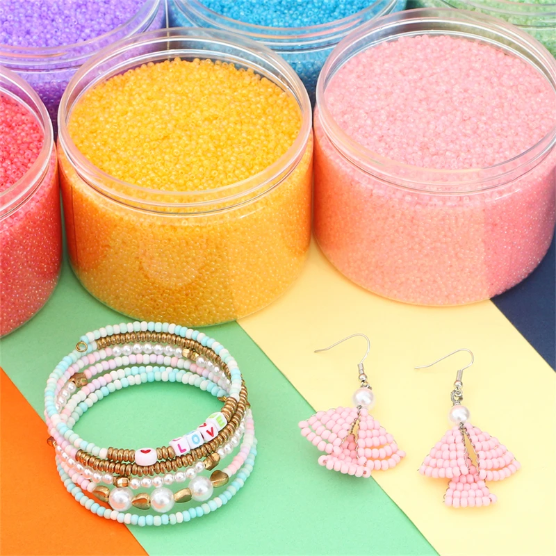 BBG076 Guangzhou Wholesale High Quality 2mm Creamy Glass Seed Beads for DIY Bracelet Earrings Jewelry Making Costume Accessories