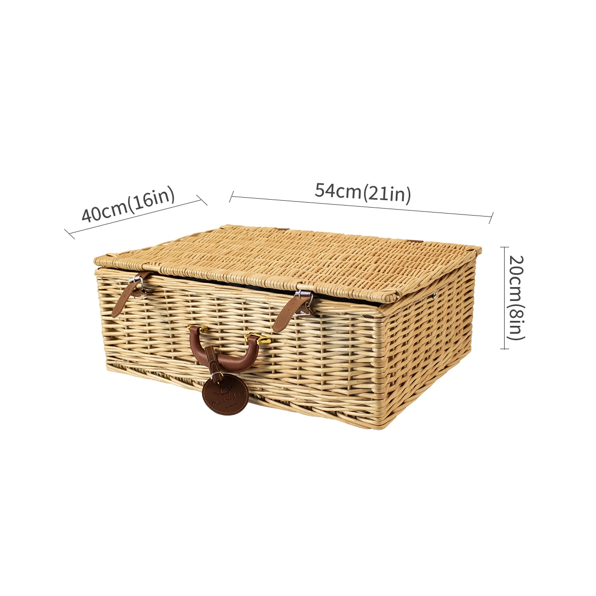 JY Supplies Kid Baby Decoration Natural Rattan Wine And Party Favors Australia Souvenir Food Storage Gift Wicker Picnic Basket