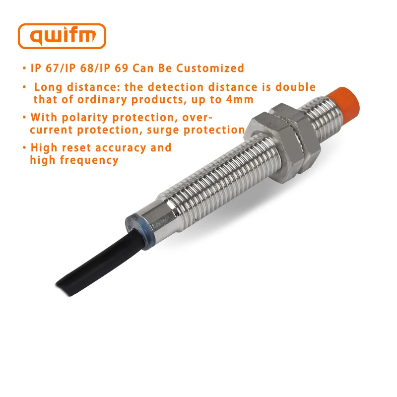 QWIFM directly supply m8 inductive proximity sensor