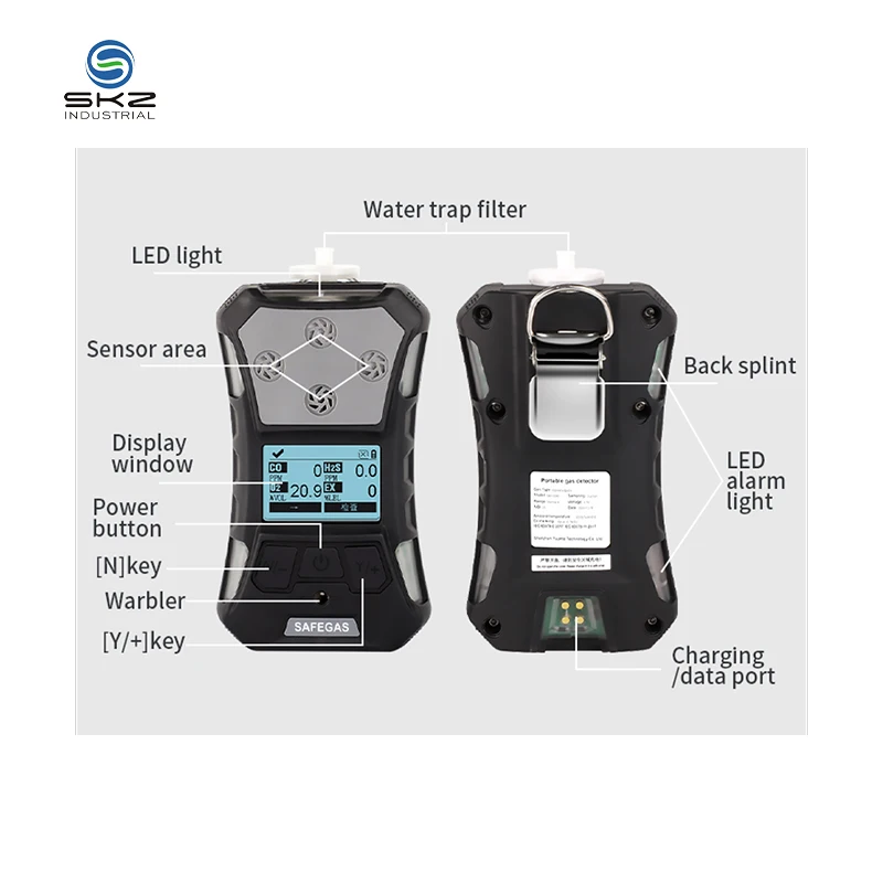 Hydrogen Fluoride High Precision Hot Sale Chemical Industry Leak Concentration HF Gas Detectors