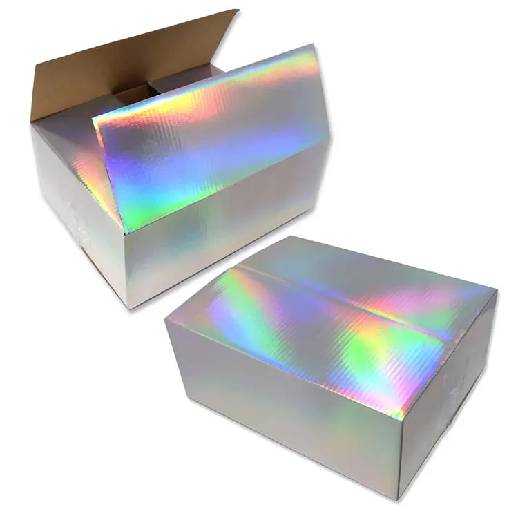 Recycled versand verpackung cargo box shipping 10x8x4 hologram carton boxes