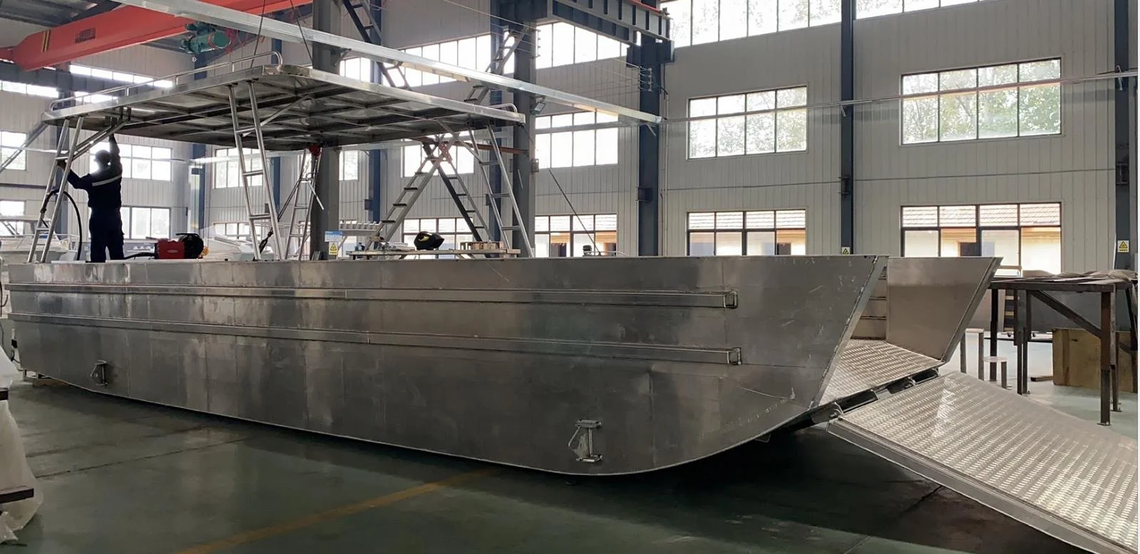 CE certified 10m/33ft m Aluminum landing craft Work Boat Landing Craft For Sale