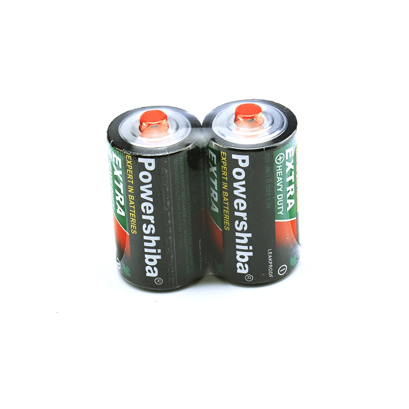 Powershiba бренд 1 5 v Высочайшее качество um-1 r20 батареи для Эфиопии