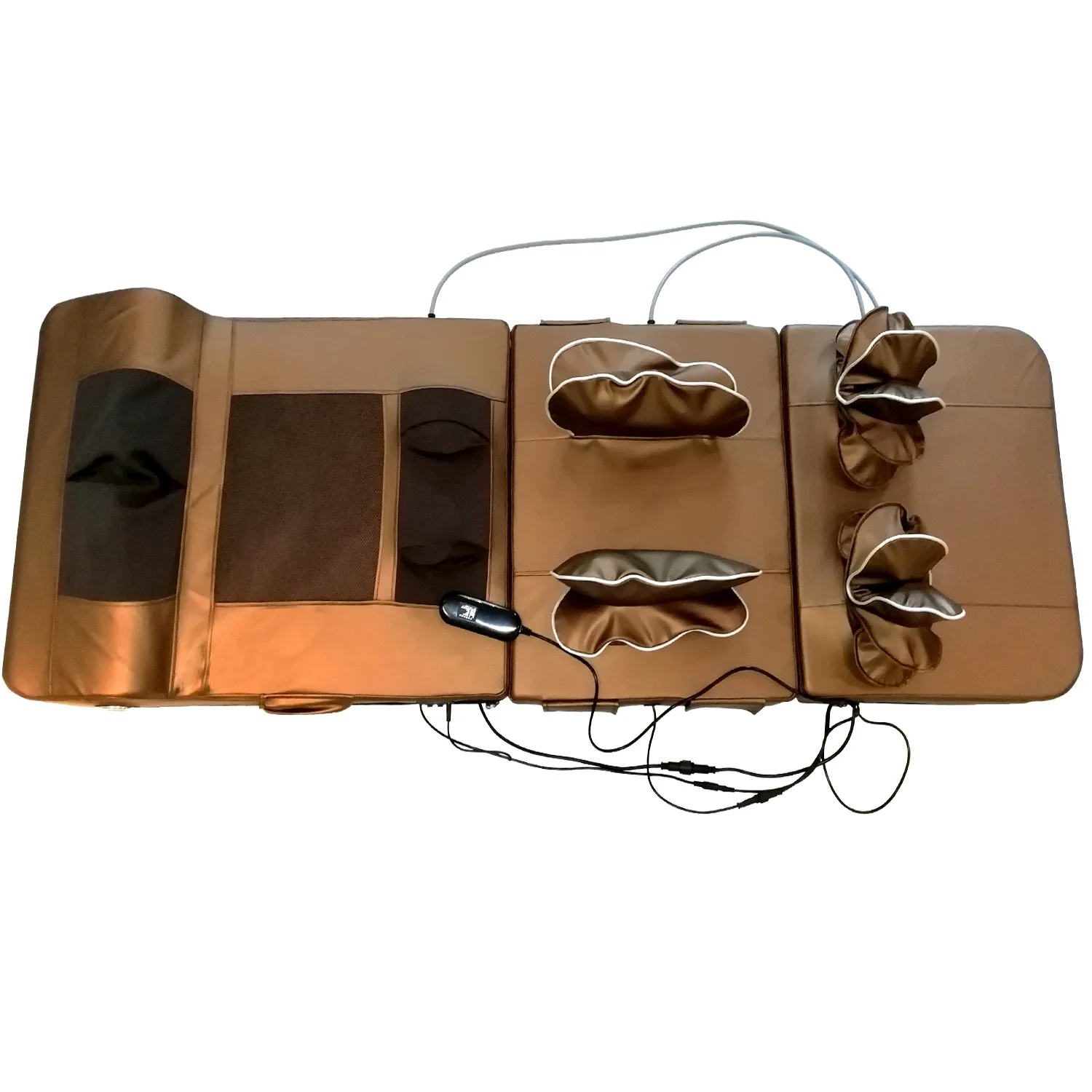 Yoga audio massage mattress bed heat vibration korea  massage pillow full foldable adjustable body massage mattress oem