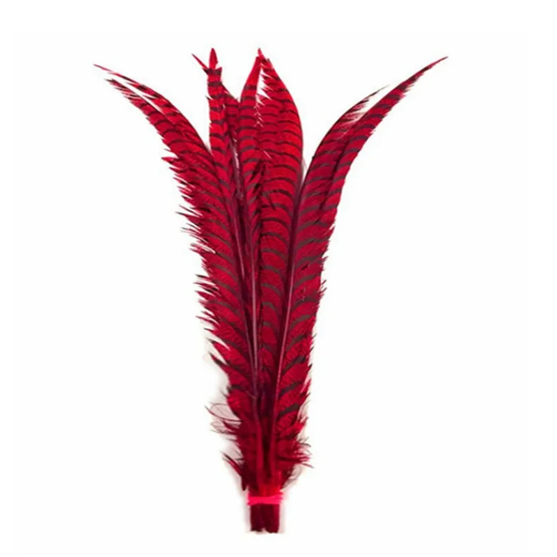 80-90cm Fashion Zebra Pheasant Tail Feathers for Carnival or Flower Decoration