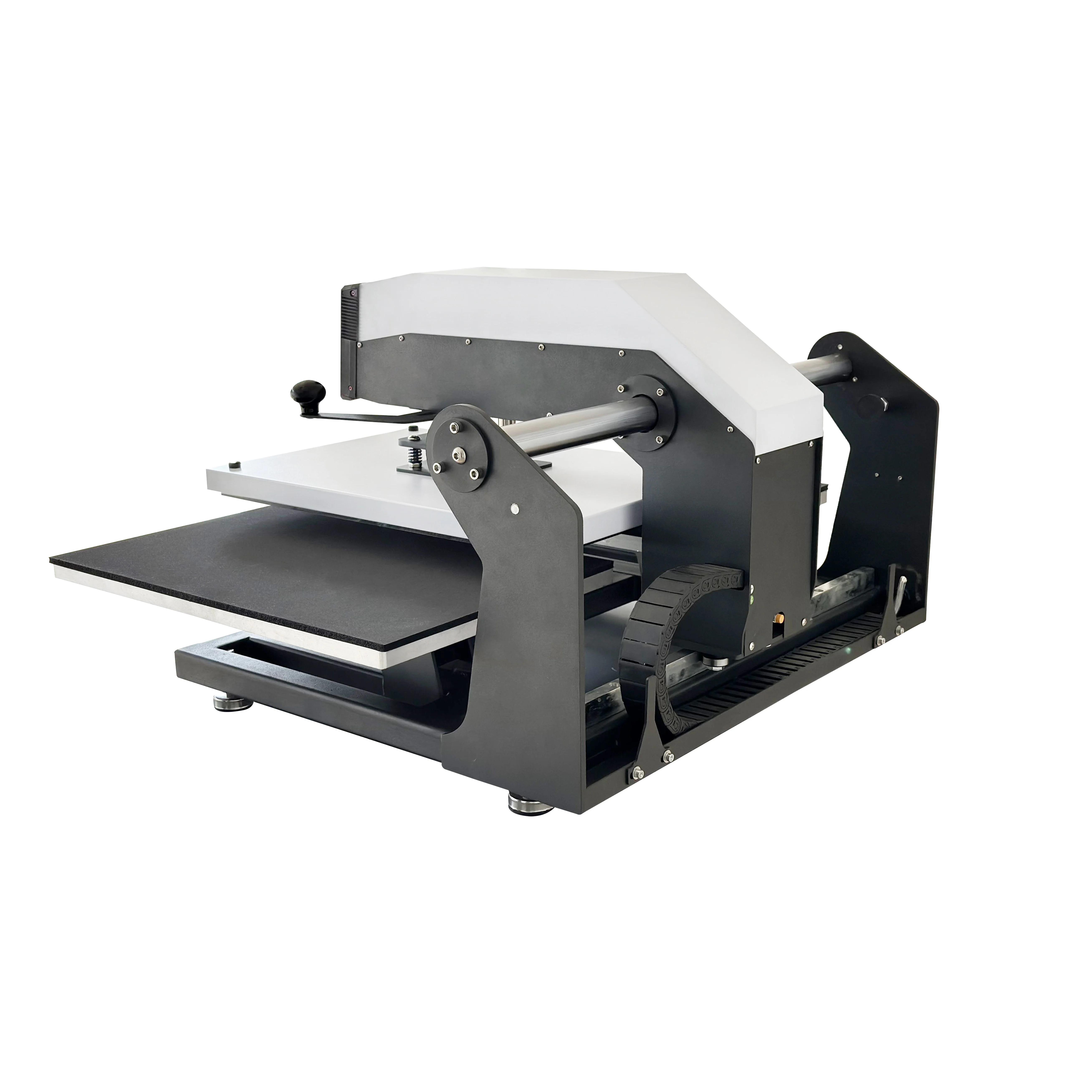 40*50 Double Station prensa de calor de vaso Pneumatic Semi-automatic Sublimation Heat Press Machine for t-shirt