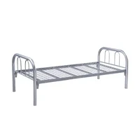 Factory Wholesale Iron Twin Size Platform Bed Frame Easy Assembly Single Bed for adults metal Bed