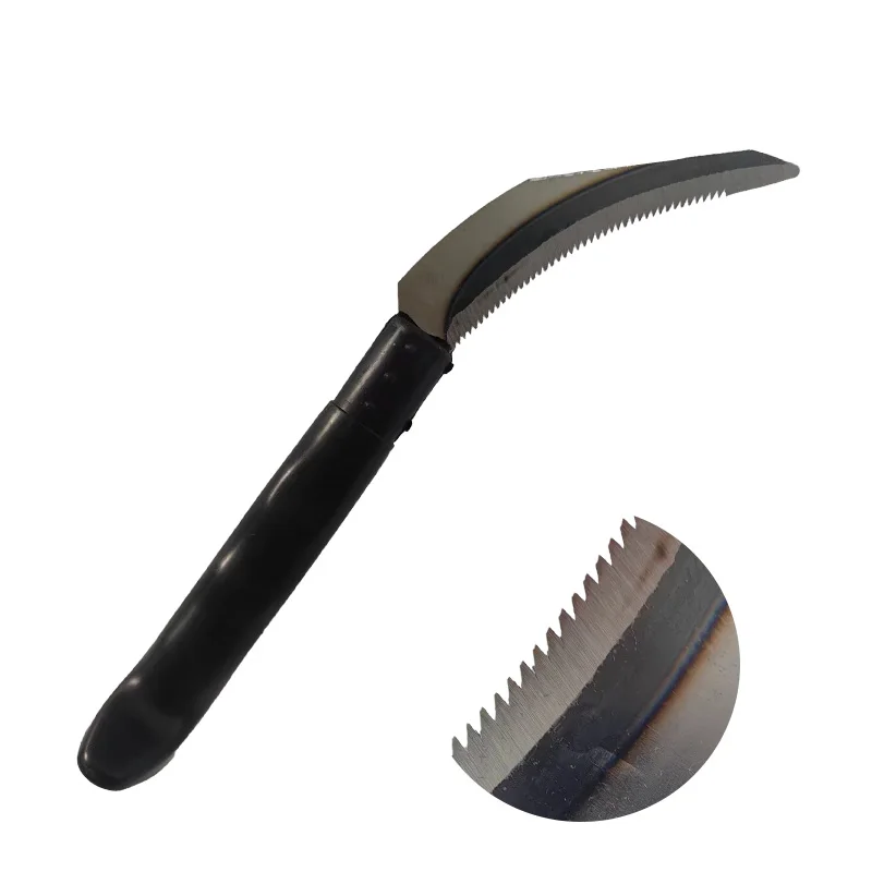 Household farm scythe Small serrated scythe for cutting grass and wheat and rice