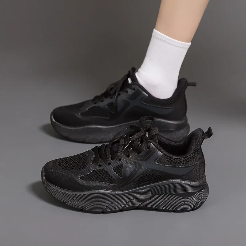 2024 Hot selling New Arrival Summer Colorful  New Thick Sole Breathable Running Walking Men Women shoes