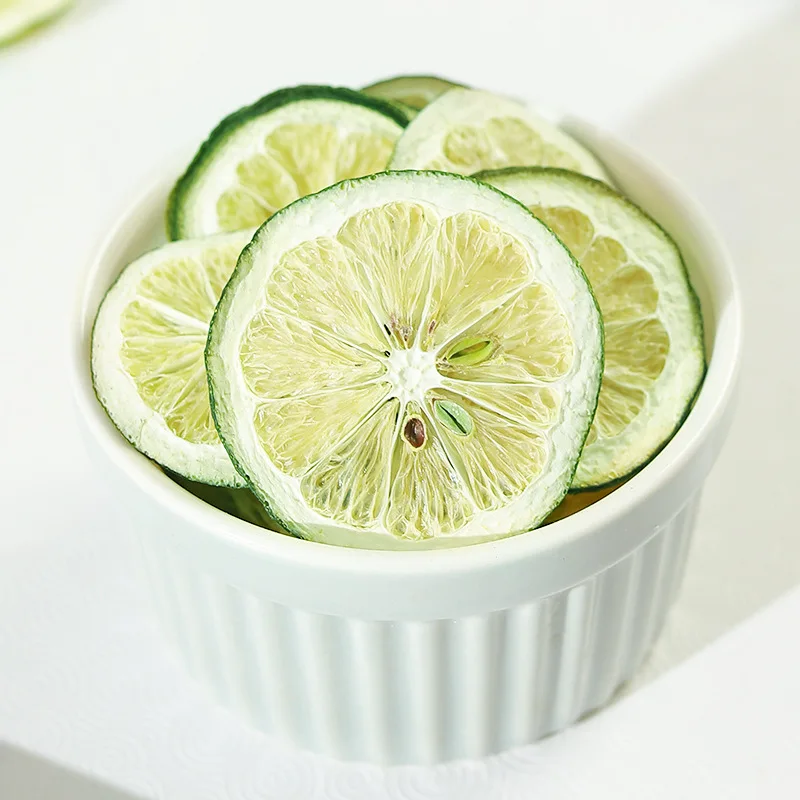 Dried Green lemon Slice Fresh Perfume Lemon Slice Seedless Green lemon Passion Fruit Tea