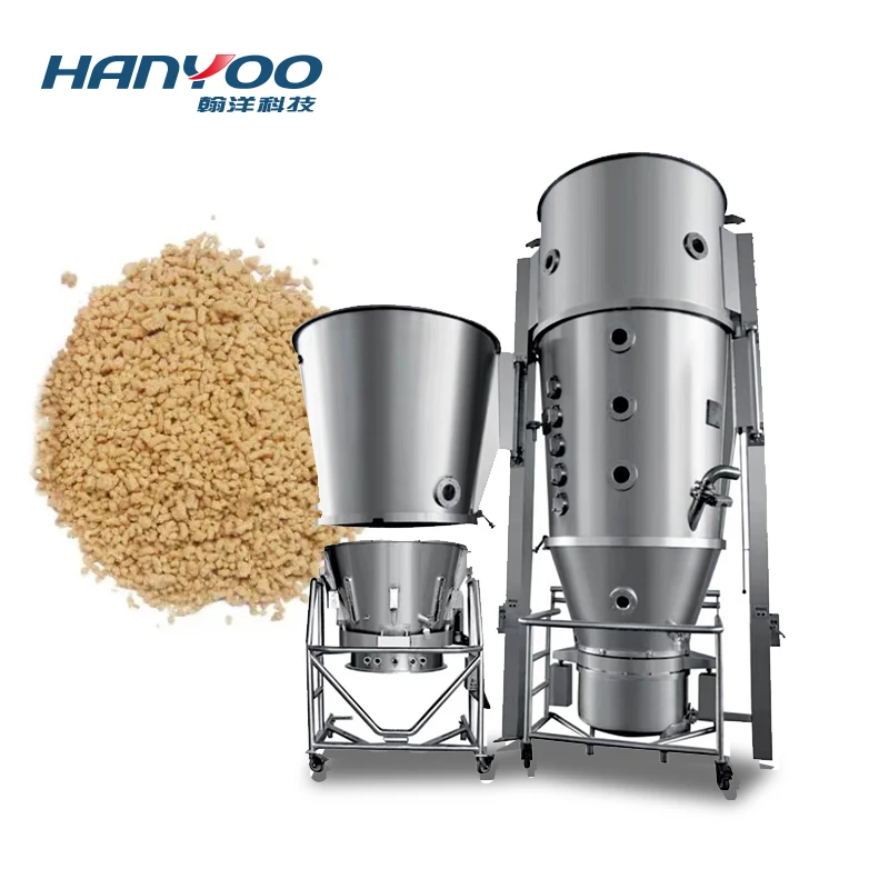 HANYOO FL Series Boiling Fluidized Fluid bed Dry Granulating For Pharmaceutical Powder