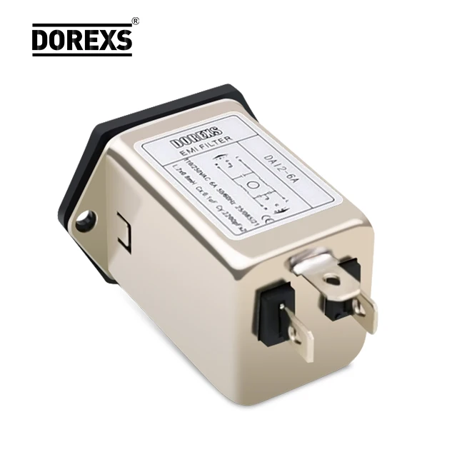 Factory Price 110/250VAC AC Inline Power EMI Noise  Filter Suppressor for  Audio equipment