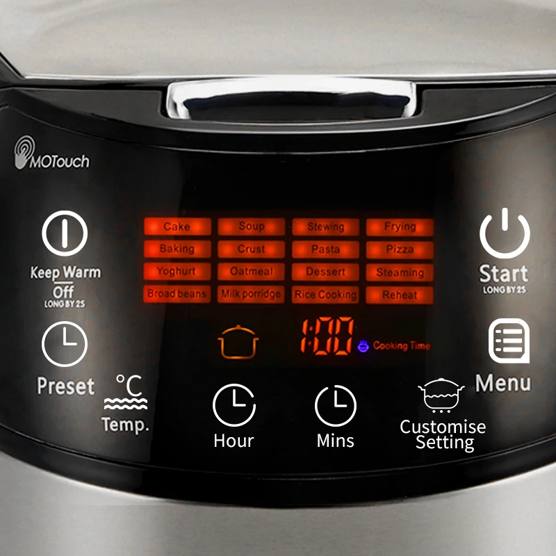 AECCN Customization Canteen 24hours presetting timer clock display Smart fuzzy logic control Home Appliances electric pot