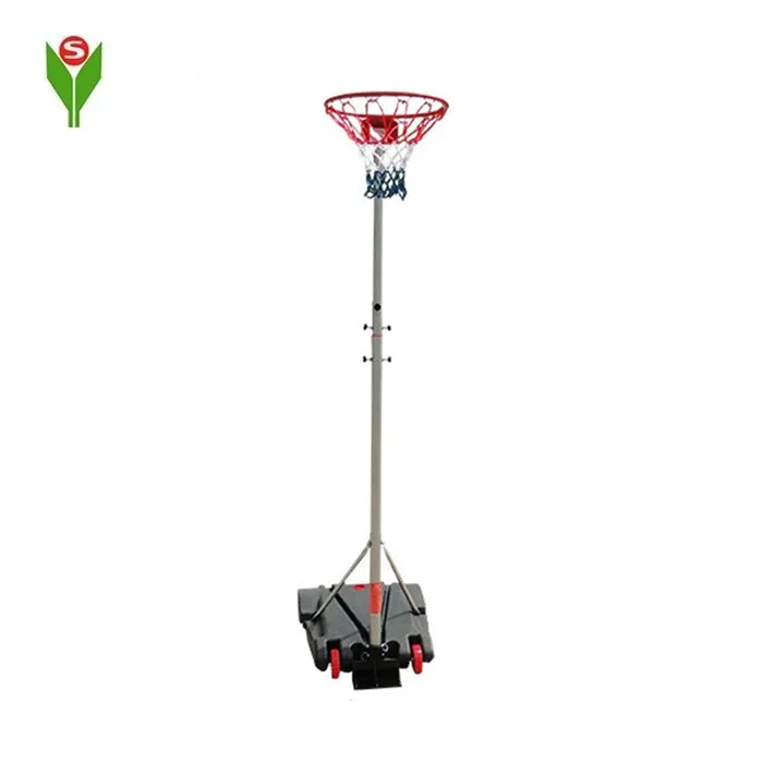 Plastic Portable and Adjustable Netball Ring and Stand for Kids