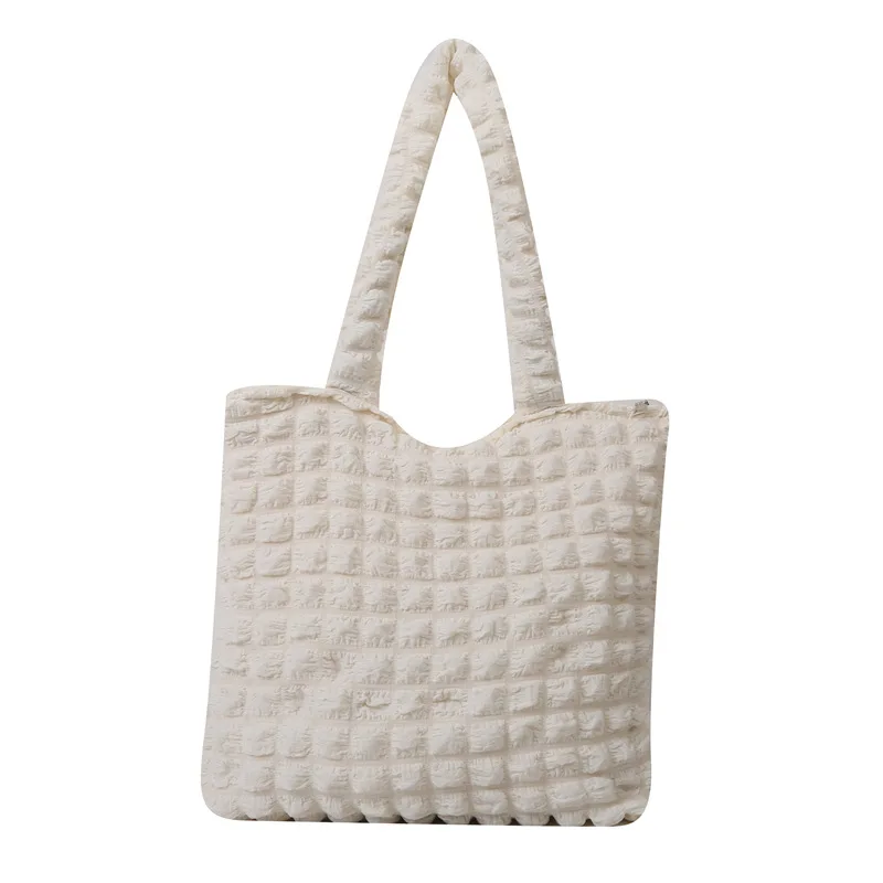 New Arrival Wrinkle Cloud Bags Women Handbags Ladies Wholesale Personality Bubble Flower Quilted Underarm Tote Shopping Bag