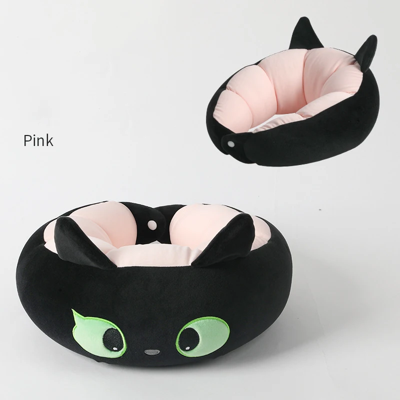 Animal design Super Soft plush toy u-shaped neck travel pillow