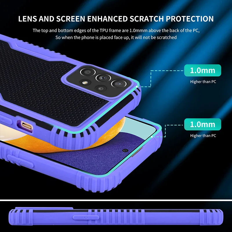 Shemax Generic Silicon Cover for Tecno Spark Go 2022,Camera Len Protection Shockproof Phone Case Matte Soft Hard Cover for Tecno