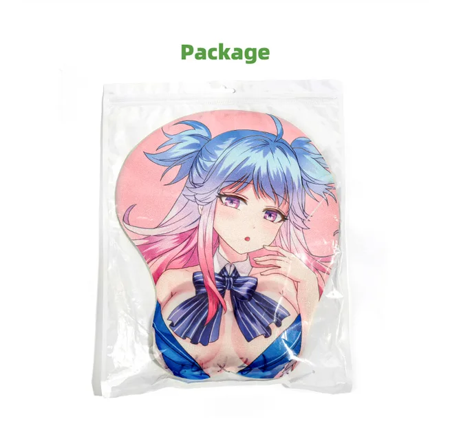 Custom Cute Cartoon Ergonomic Mouse Pad 3D Anime Wrist Support Mouse Pad