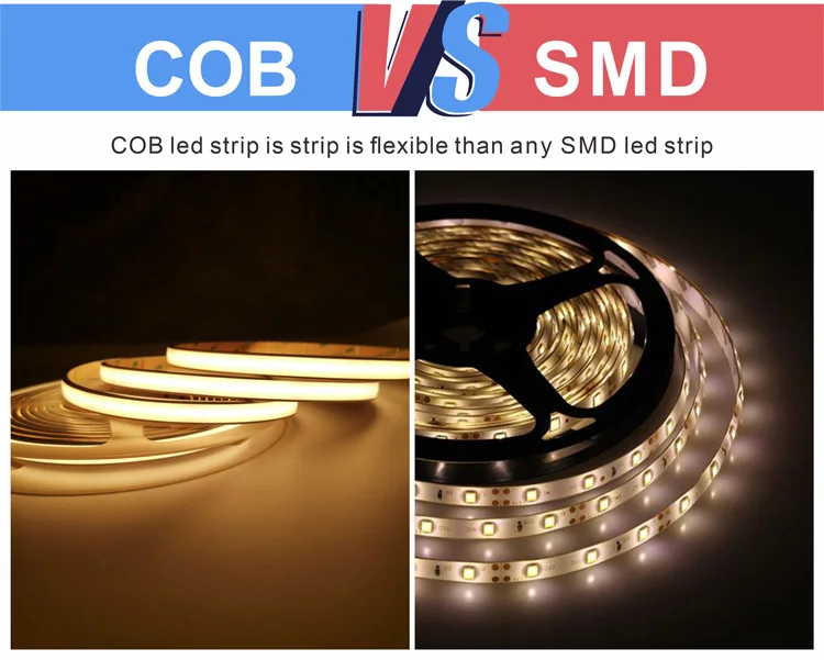 In Stock Fast Delivery 24V IP68 COB Strip Light 5050 Led Strip APP Wifi Remote Smart Strip Lights