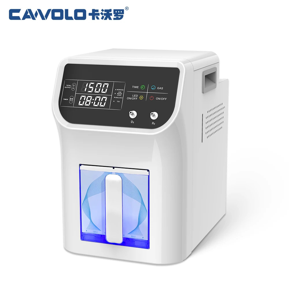 Cawolo hho Brown Gas Generator 2000ML H2 + 1000ML O2 Brown Gas Hydrogen Inhalation Generator Customized Logo Browns Gas Machine