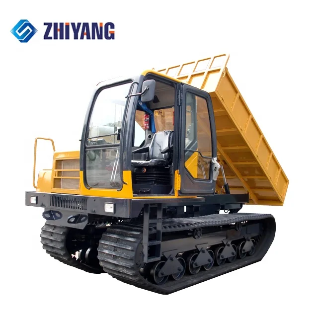 China 10ton capacity crawler dumper with grapple