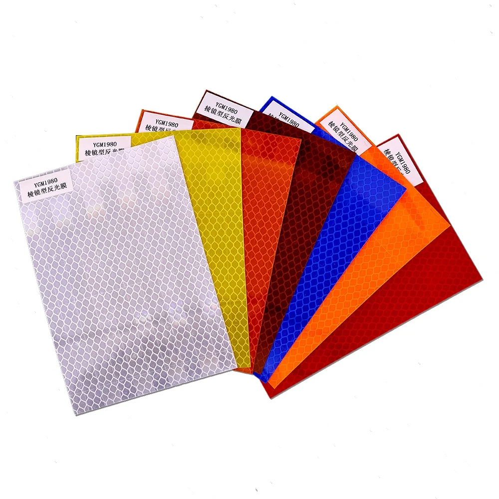 Diamond Grade Infrared Prismatic Reflective Film Tapes For Road Signs
