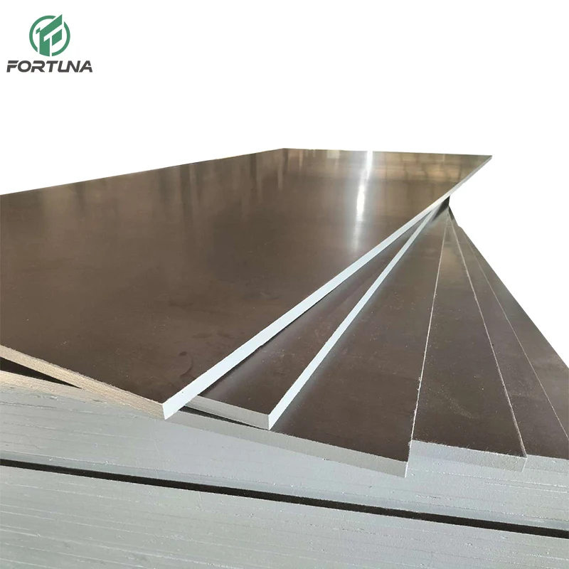 Phenolic waterproof film faced plywood 3/4  concrete formwork  system  black film faced plywood